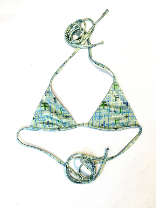 REVERSIBLE CUSTOM PRINT MICRO BIKINI TOP